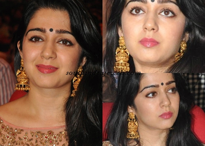 Charmee wearing South Indian Jewellery