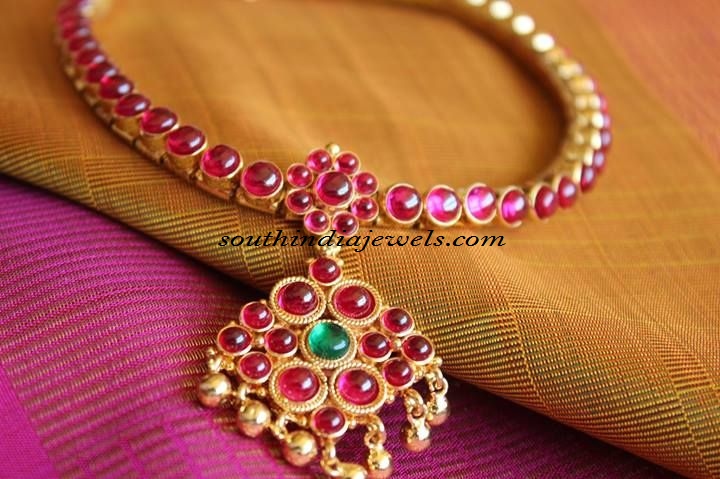Imitation Jewellery Antique Ruby Necklace