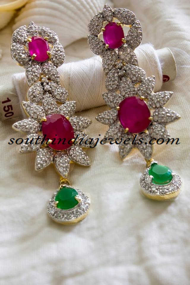 American Diamond Jewellery earrings