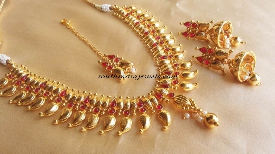 Gold Plated Mango necklace