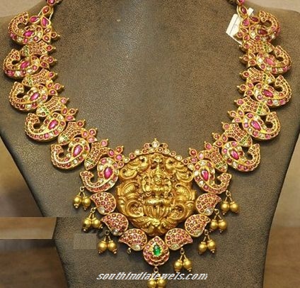 Lakshmi ruby necklace