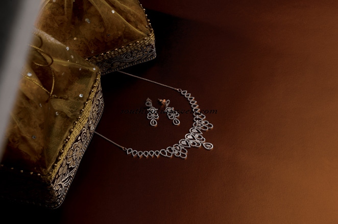 Manubhai Jewellers Diamond necklace