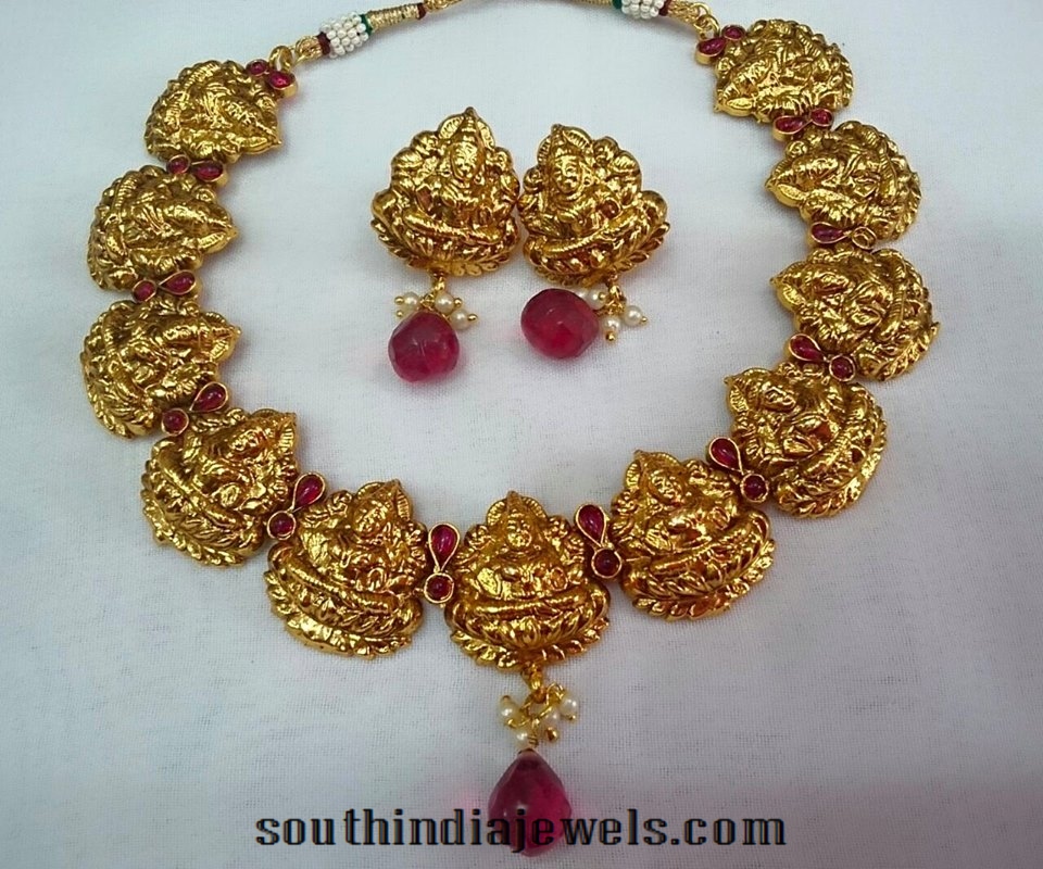 Imitation Lakshmi temple Jewellery