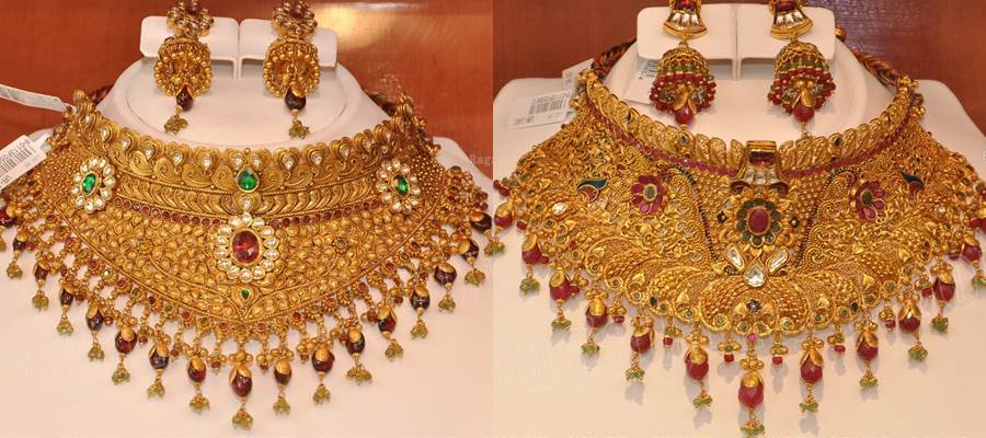 Kazana Jewellery latest choker necklace designs