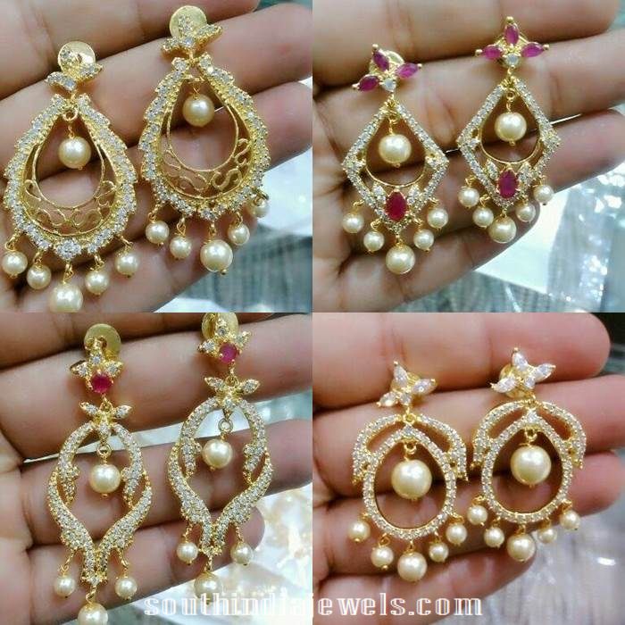 1 Gram gold Chandbali designs