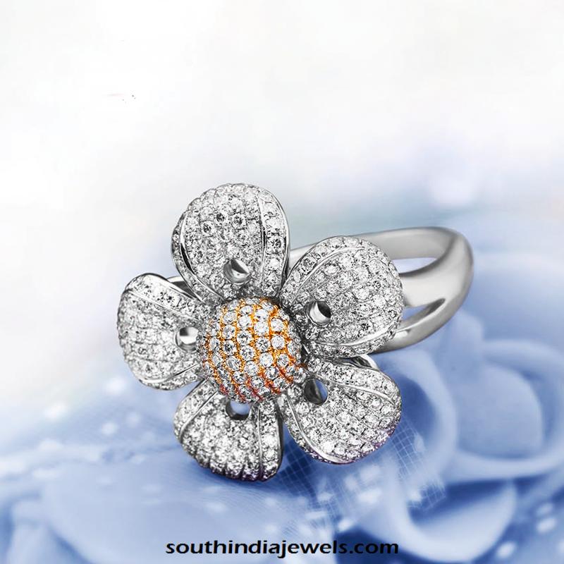 Diamond Floral Wedding Ring from GRT jewellers