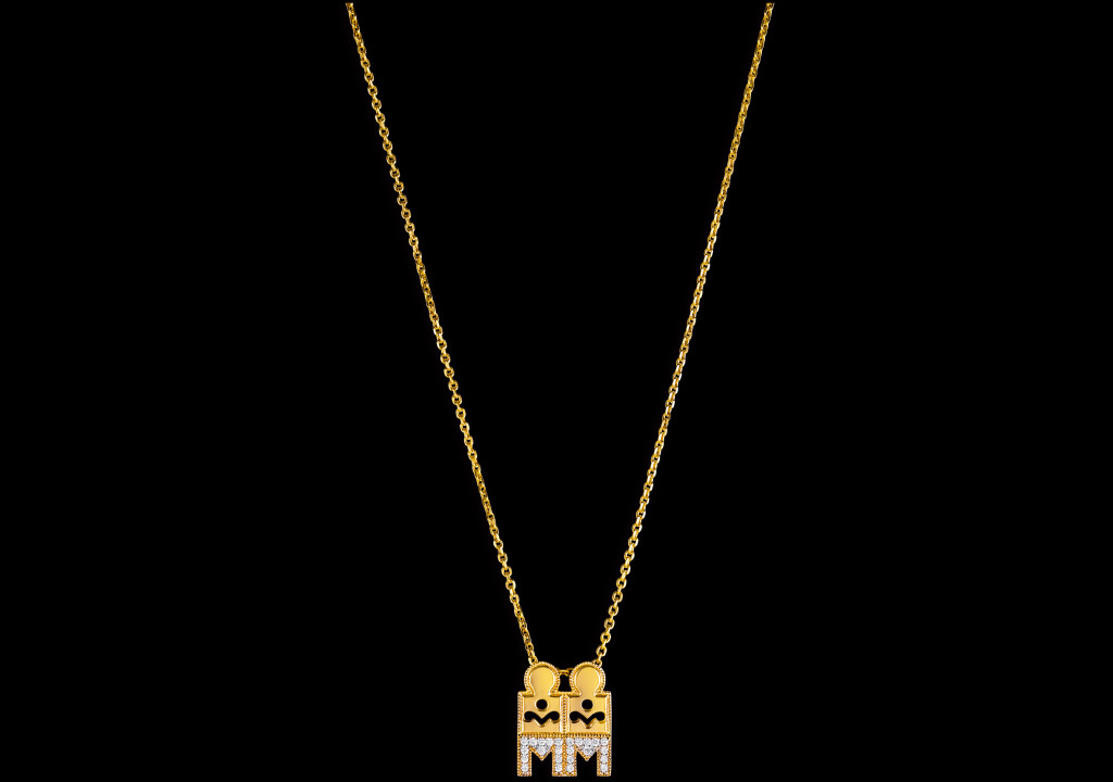 Gold Mangalsutra design fom Kalyan Jewellers