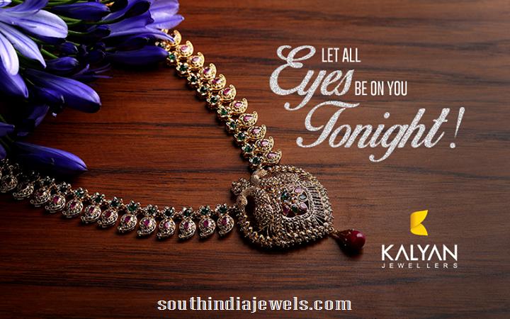Ruby Uncut diamond necklace from Kalyan Jewellers