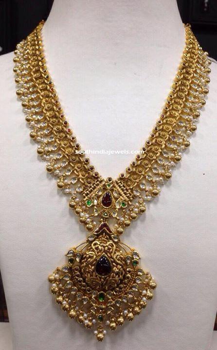 100 Grams gold antique necklace
