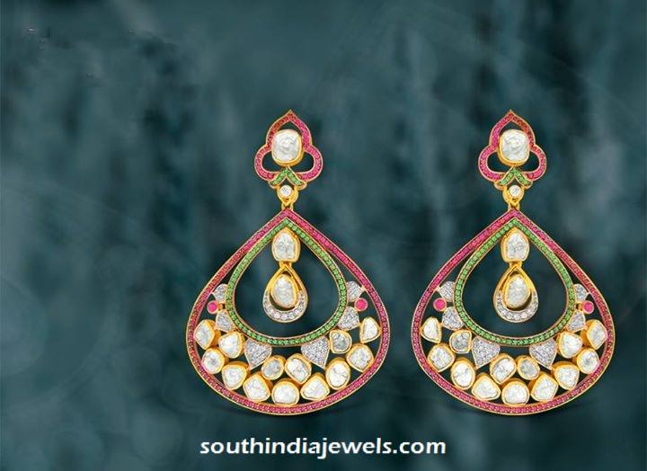 Gold Dangler from Kalajee Jewellery