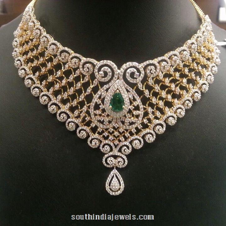 Emerald Diamond Choker from PSJ