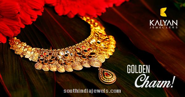 Goin Floral Necklace from Kalyan Jewellers