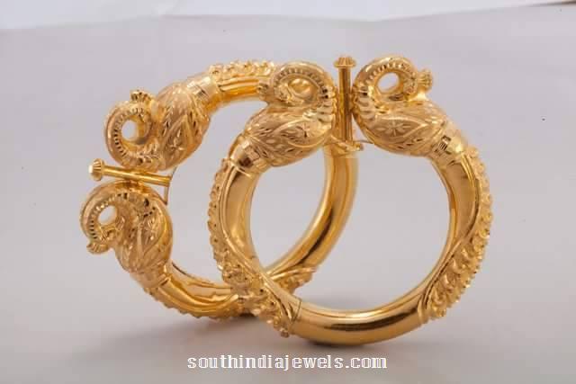 Gold Bangle Design from Harsha Jewellers