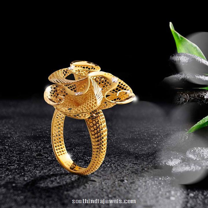 Saudi gold design on sale ring