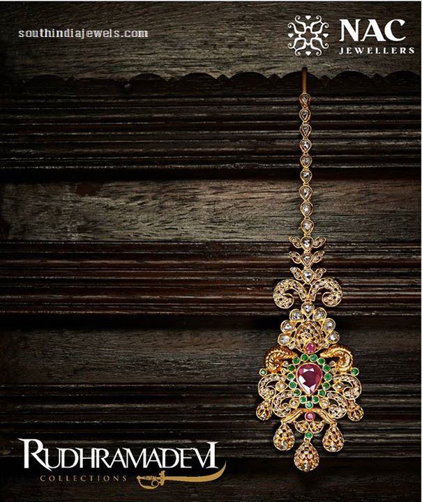 Gold Tikka from NAC Jewellers Rudramadevi Collections