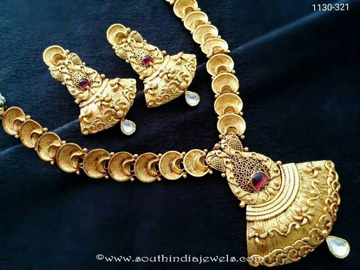 One Gram Gold Fancy Necklace