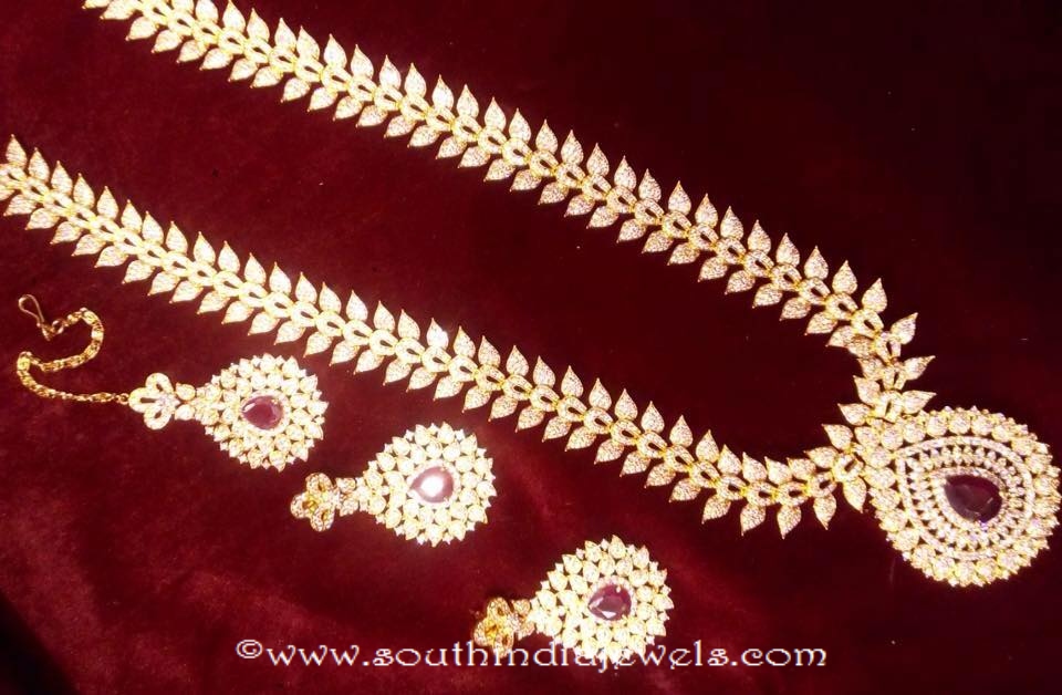 Gold Plated Necklace Set From Swarnakshi gold accessories and jewels