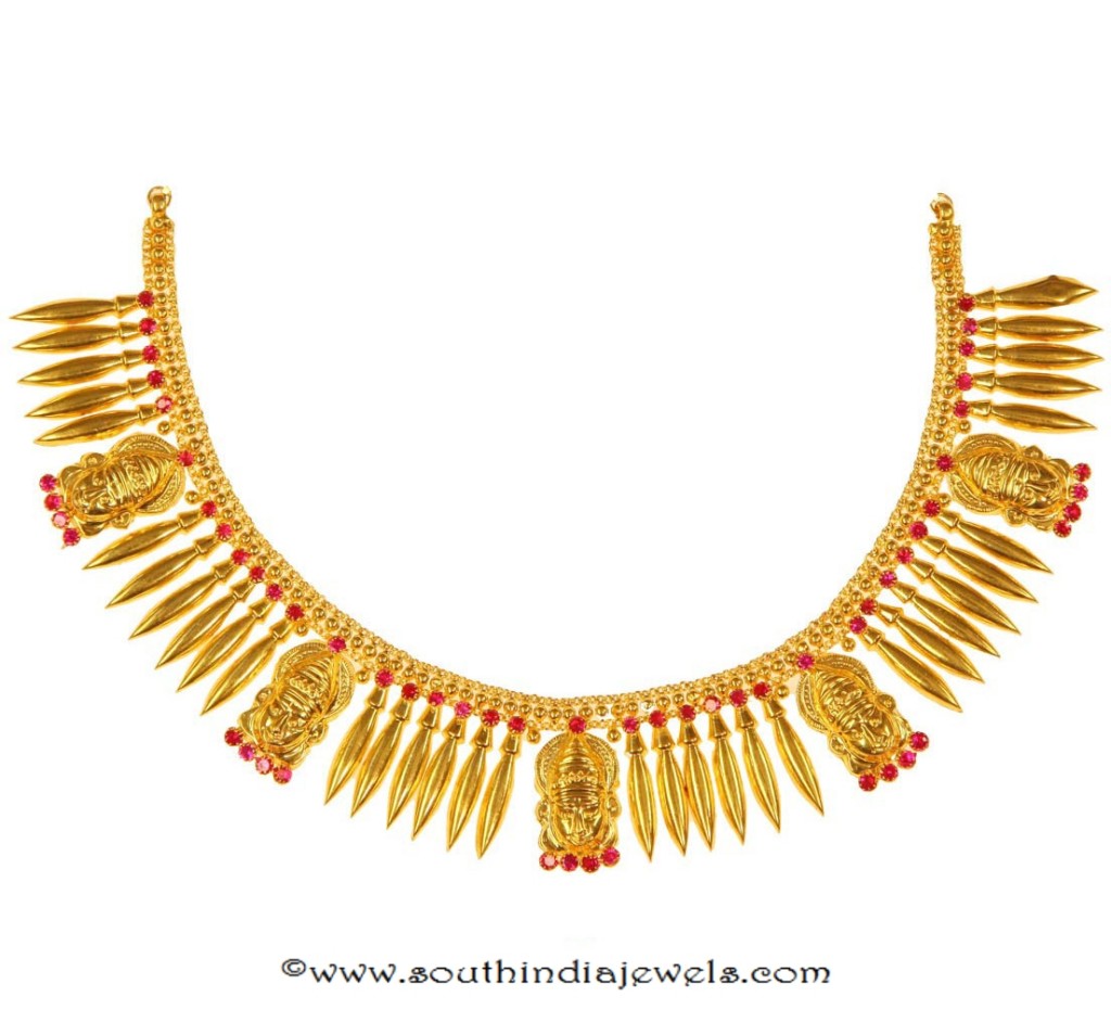 Kerala Style Spike Necklace Set