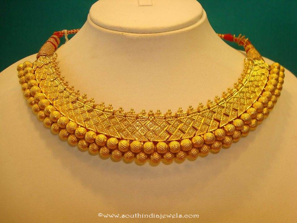 120 grams grand gold choker necklace