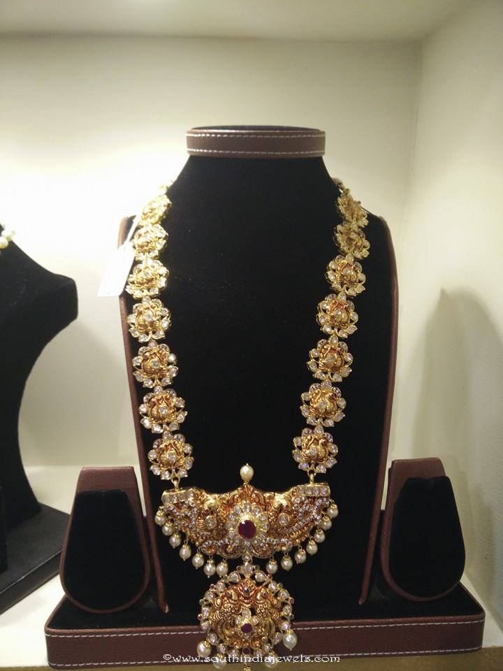 22k gold long haram from vajra jewellery