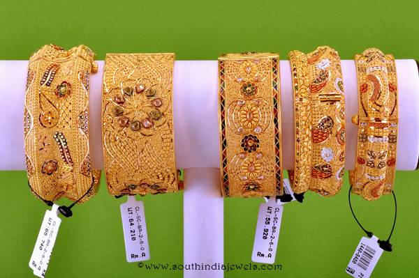 Gold Broad Bangle Collections from RMA Jewellery