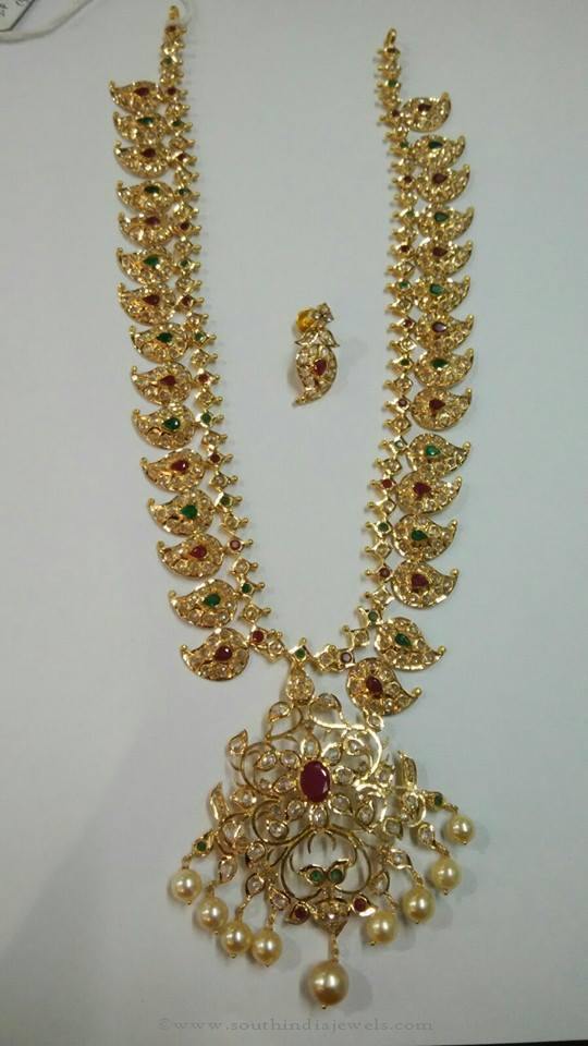 80 Grams Gold Mango Mala From Sri Balaji Jewellers