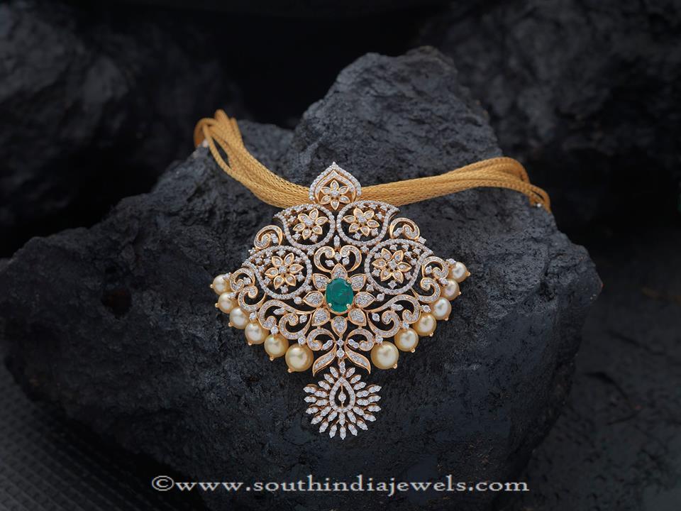 Gold Chain With Stone Pendants from Creation Jewellery
