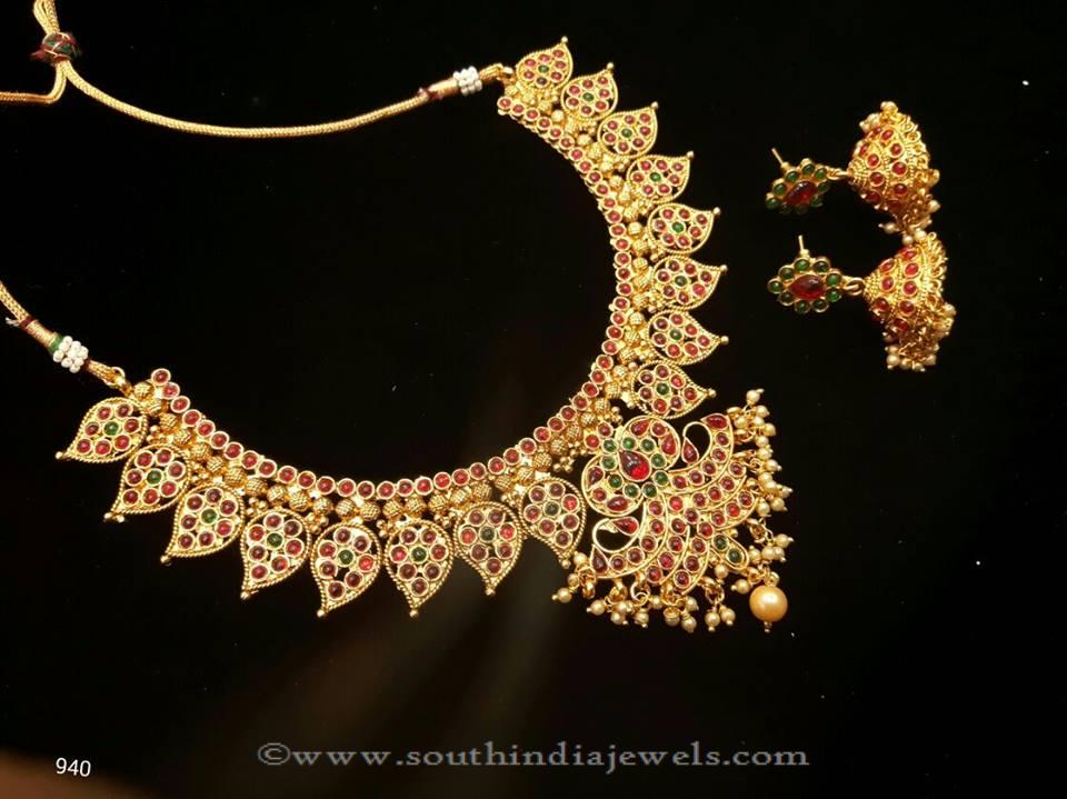 Imitation Jewellery Necklace with Jhumka