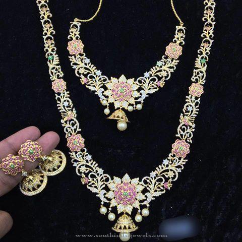 1 Gram Gold Plated Bridal Jewellery Sets