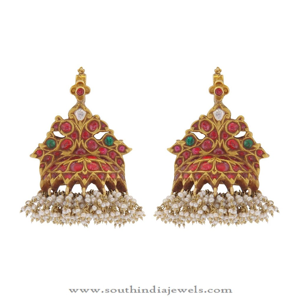 Latest Antique Jhumka from Prince Jewellery