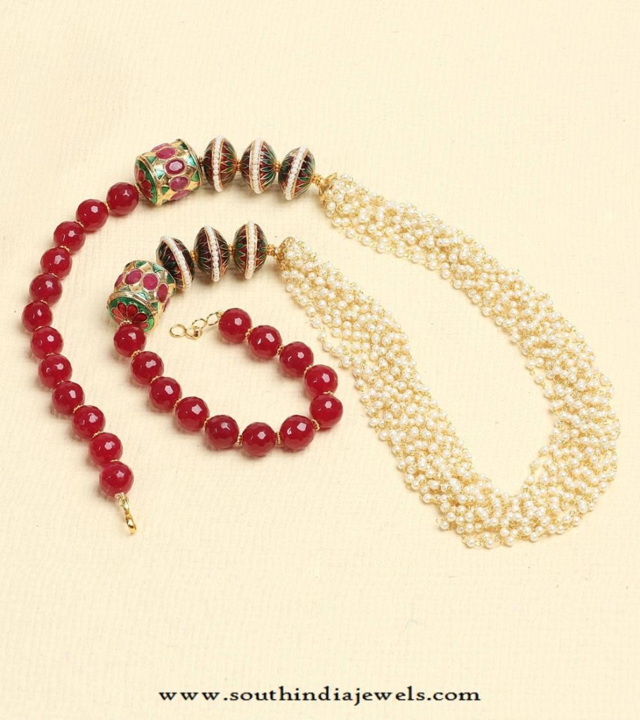 Multilayer Pearl Beaded Necklace 