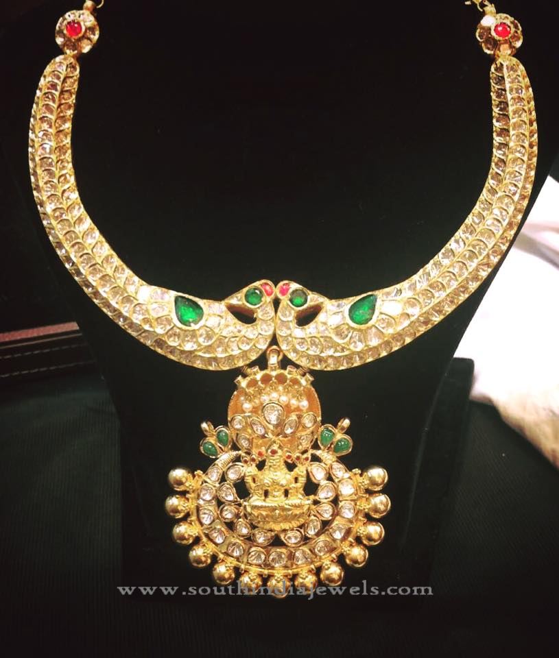 Gold Antique Kanti Necklace from Parnicaa