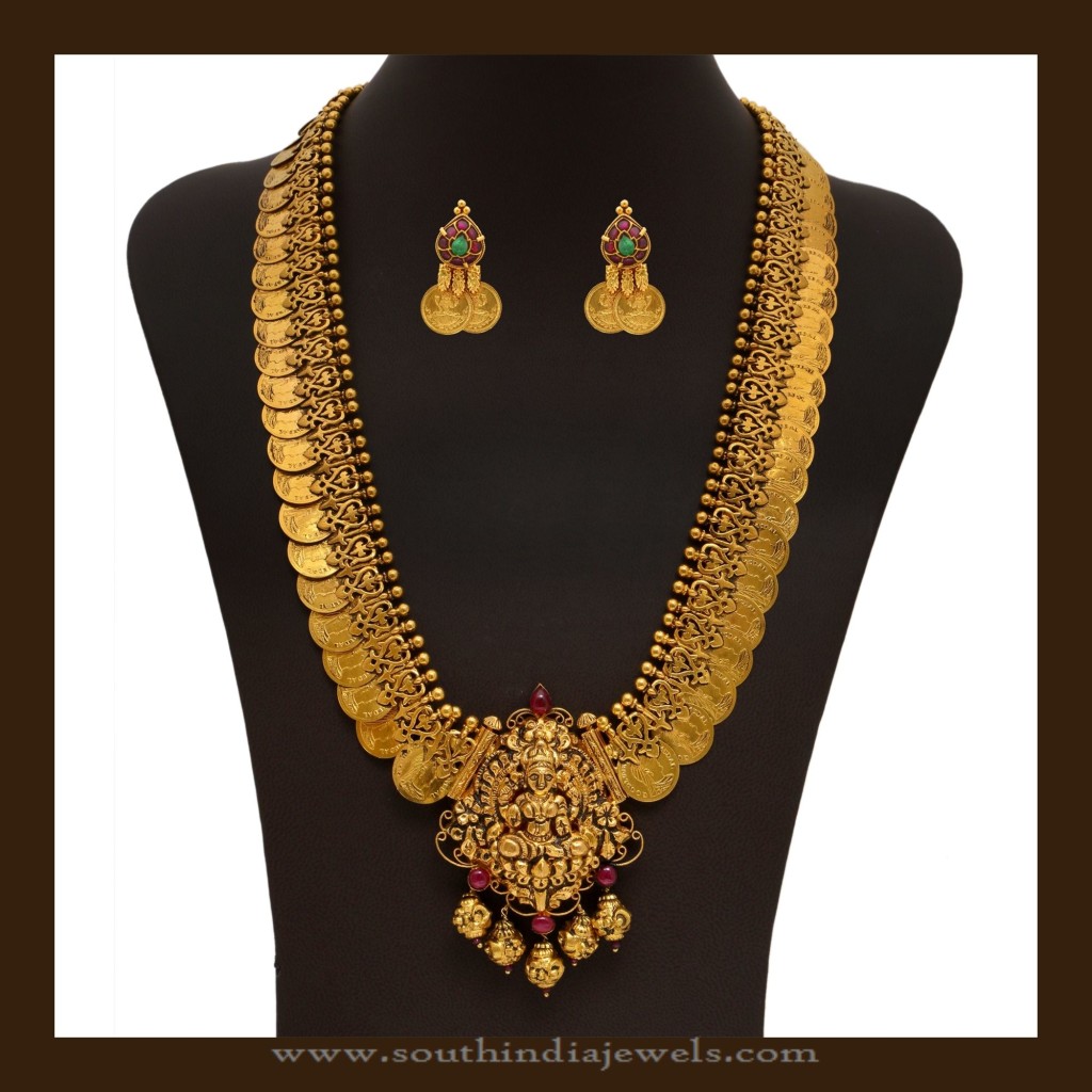 Gold Bridal Kasumalai Necklace from VBJ