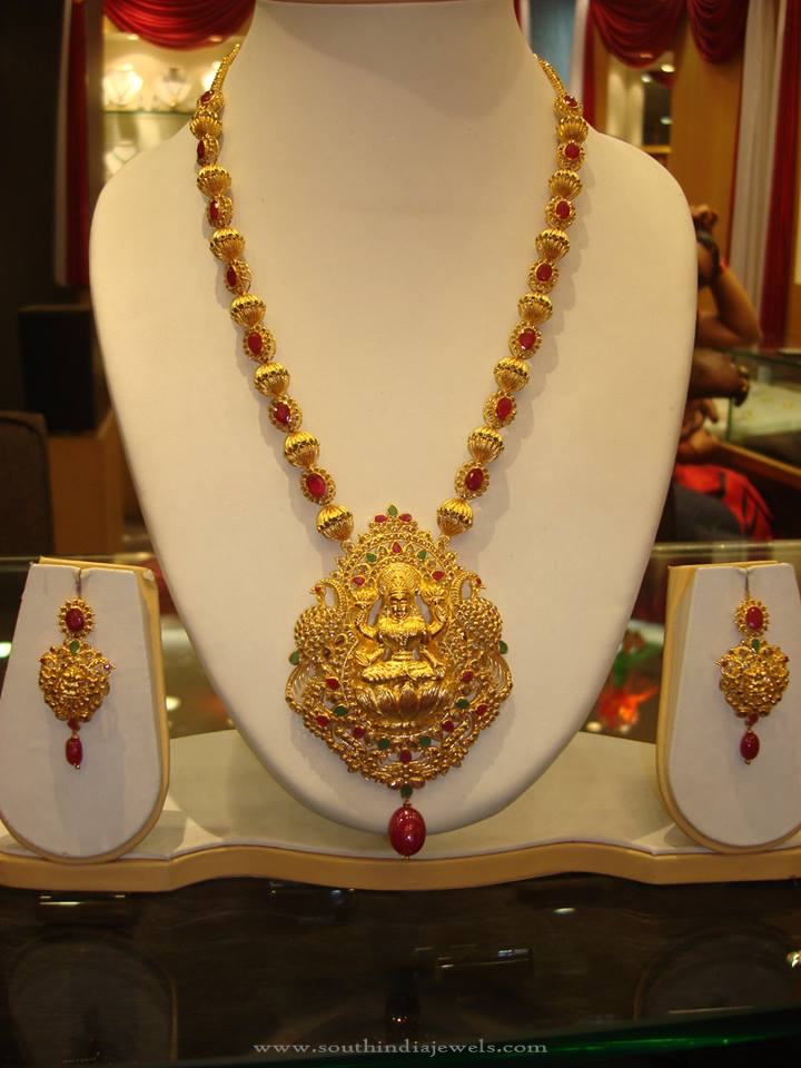22K Gold Coral Necklace Design