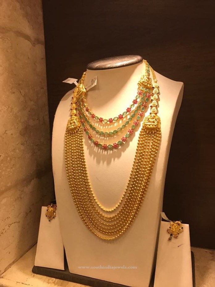 Latest Gold Bridal Jewellery Collections ~ South India Jewels