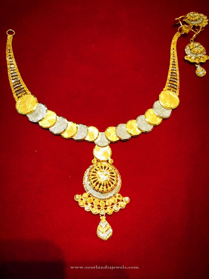 Gold Rhodium Necklace Design