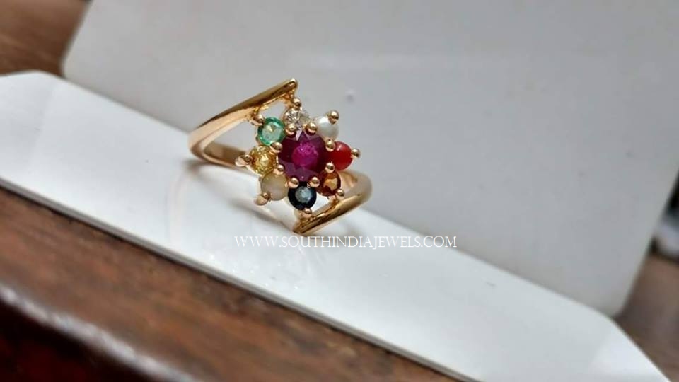 Gold Stone Ring For Women
