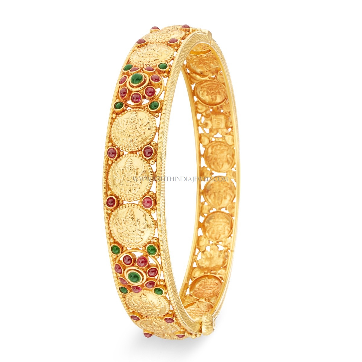 Gold Bangle (Kangan) Designs with Price and Weight - South India ...