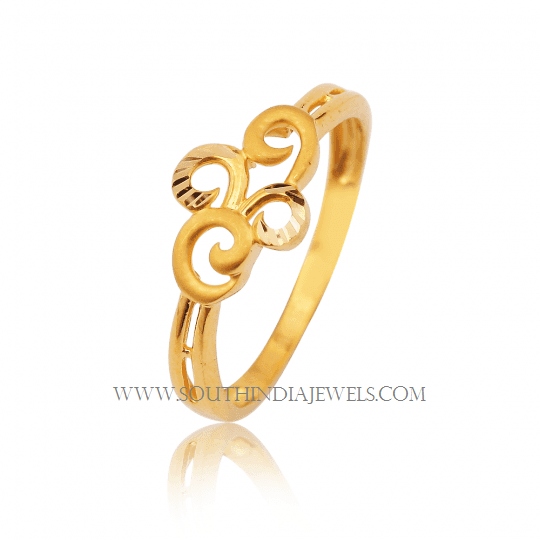 gold ring design for female without stone