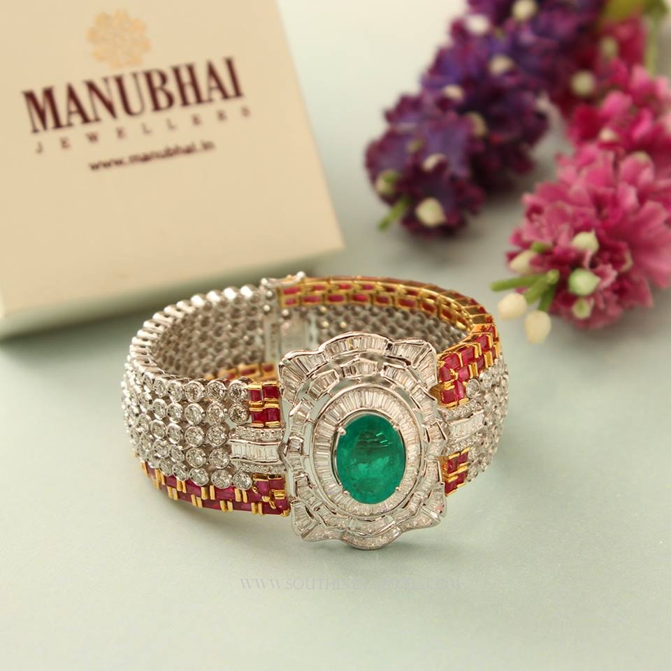 Diamond Bracelet From Manubhai Jewellers