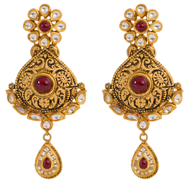 lalitha jewellery gold earrings collections