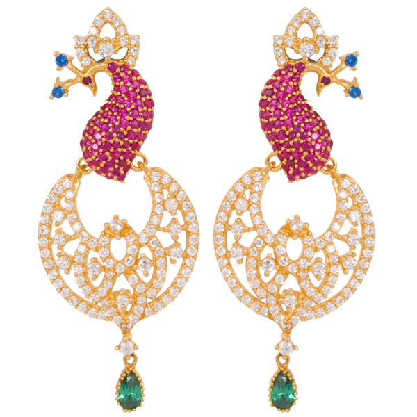 lalitha jewellery gold earrings collections