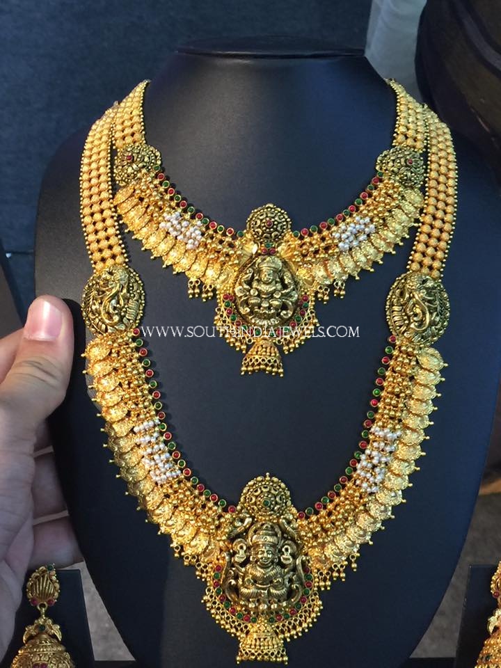 Complete Gold Bridal Temple Jewellery Set