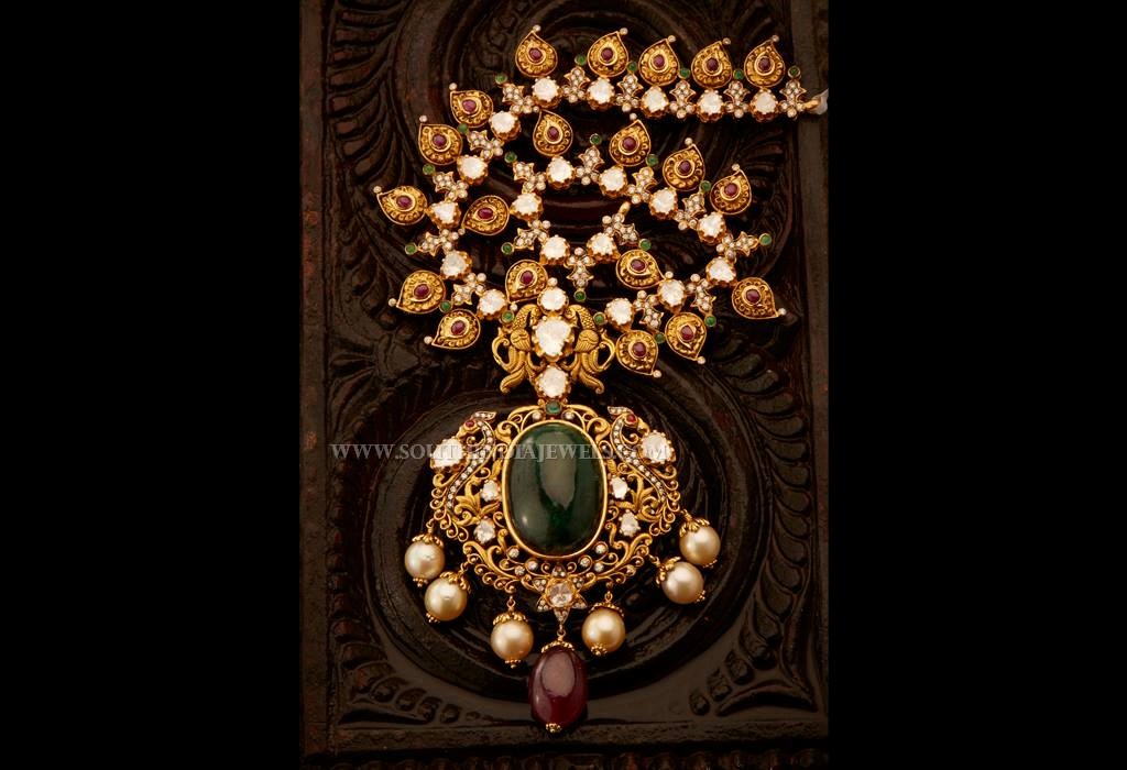 Gold Antique Haram With Price