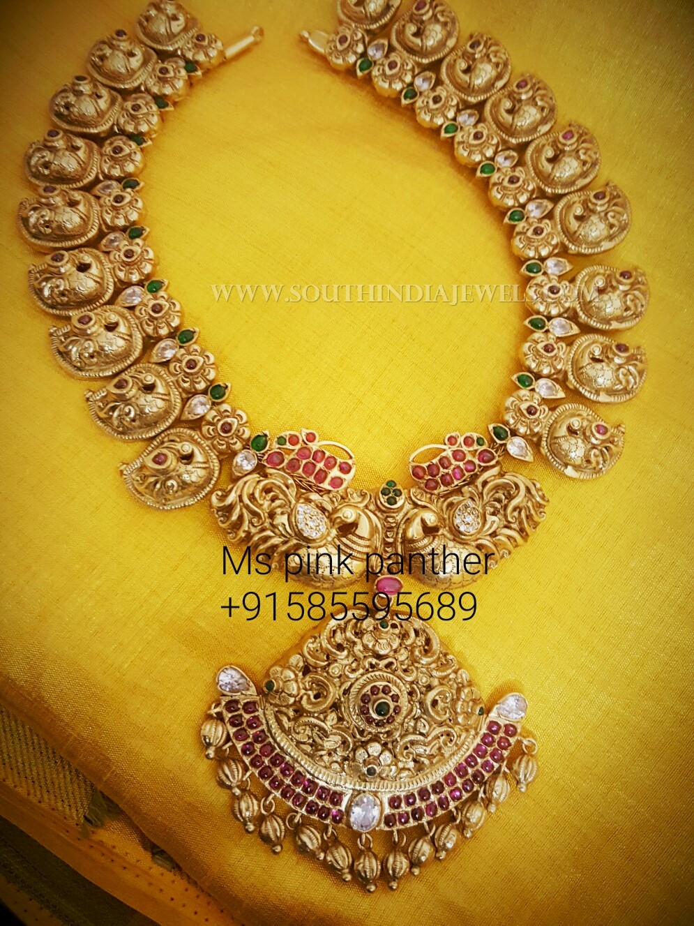 Gold Plated Mango Mala From Ms