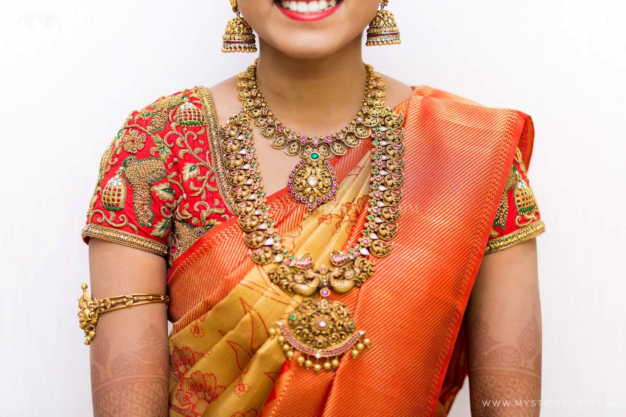 Indian Gold Jewellery On Bride