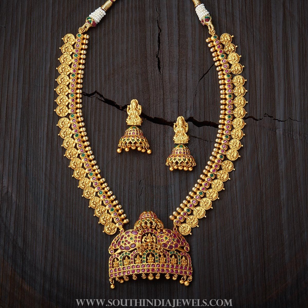 Gold Plated Coin Haram From Kushal's Fashion Jewellery