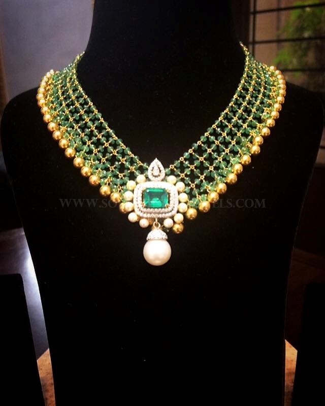 Gorgeous Gold Diamond Necklace 
