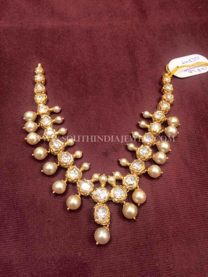 Pearl chain online gold designs