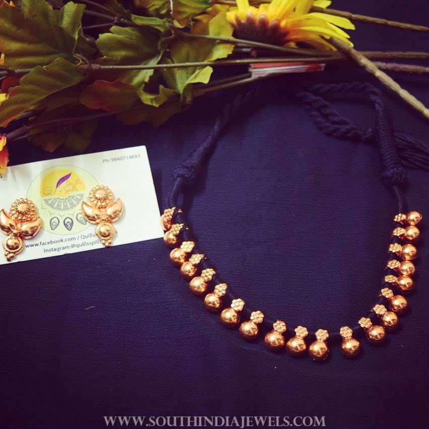 Imitation Thread Necklace From Quills & Spills